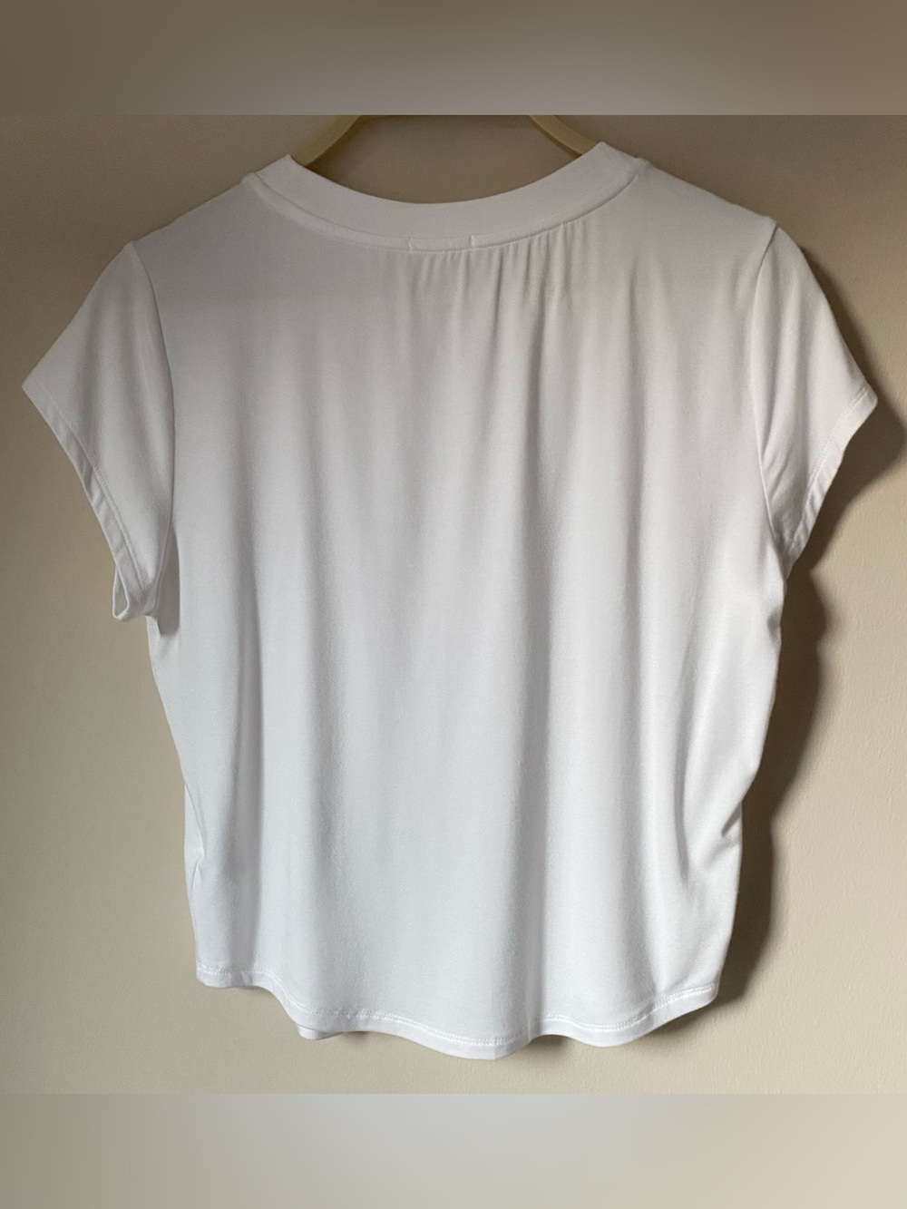 Sundry Brown Slouchy Jumpsuit White Tee Set Relaxed Jogger Comfy Lounge NWT S - Picture 13 of 15